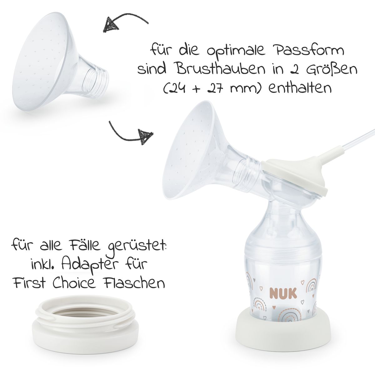 Elektrisk brystpumpe Soft&Easy med USB-C lades