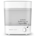 Bakside av Elektrisk dampsterilisator 2-i-1 SCF291/00 Philips Avent