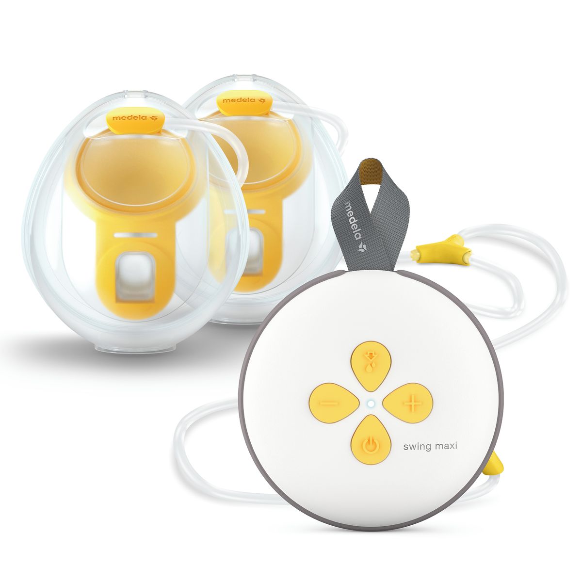 Elektrisk dobbel brystpumpe Hands-free Swing Maxi - Medela forfra