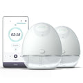 Elektrisk dobbel brystpumpe Pump med app-styring - Elvie forfra