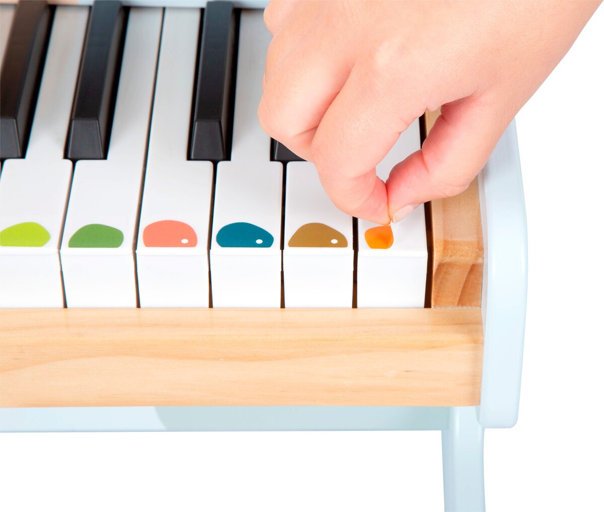 Detalj av tastatur på Elektronisk barnepiano Groovy Beats i tre