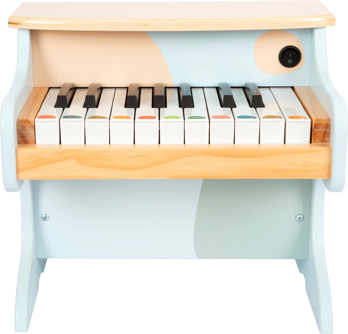 Elektronisk barnepiano Groovy Beats i tre montert i barnerom