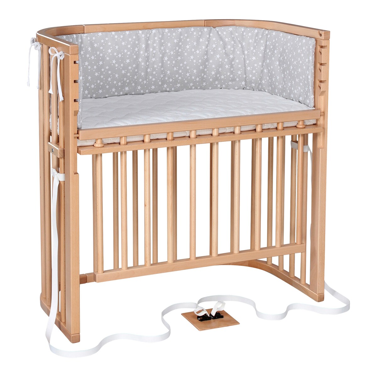 Sengehest Boxspring Comfort Plus 89x51 cm massiv bøk - babybay®