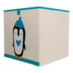 Oppbevaringsboks sammenleggbar 33x33x33 cm polyester - littleworld
