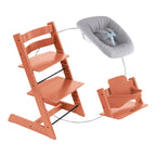 Tripp Trapp barnestol med newborn-sett og babysett, bøk - Stokke