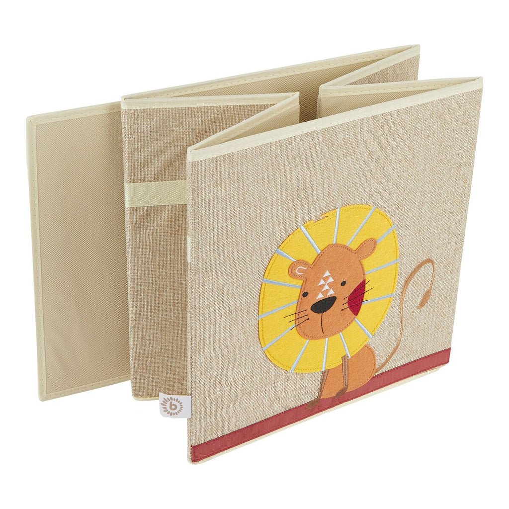 Oppbevaringsboks i polyester 32x32x32 cm med dyremotiv - Bieco