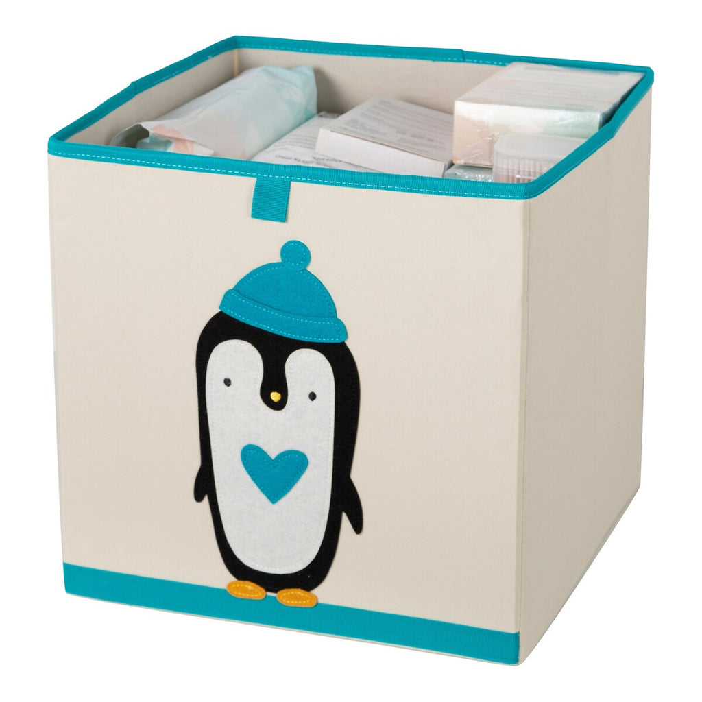 Oppbevaringsboks sammenleggbar 33x33x33 cm polyester - littleworld