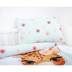 Flanell vendbart sengetøy 40x60 / 100x135 cm bomull - Baby Best
