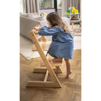 Tripp Trapp trappestol bøk med gravering 78 cm - Stokke
