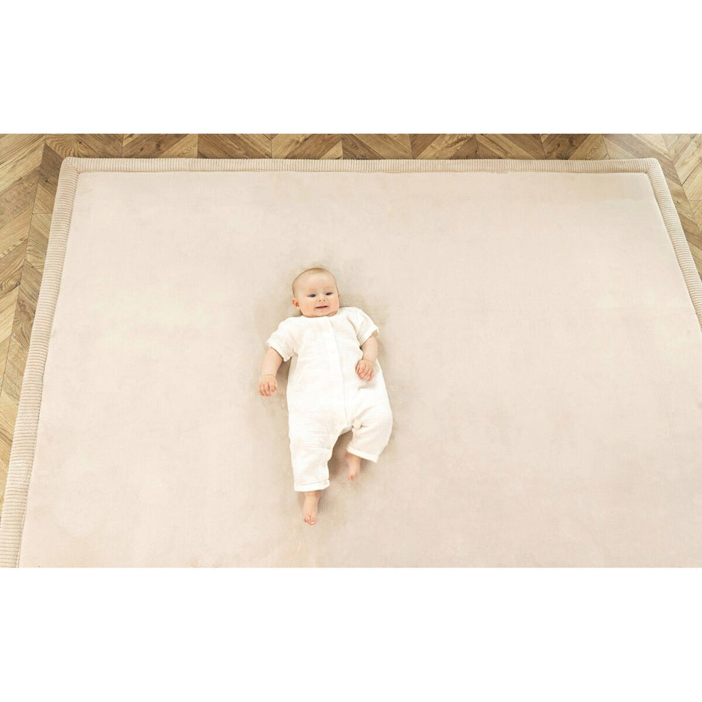 Barneteppe med minneskum 150x200 cm korallfløyel - Hakuna Matte