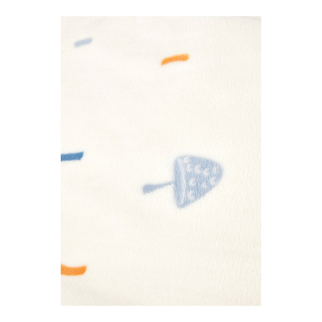 Babyteppe i plysj med andemotiv 75x100 cm - Sterntaler