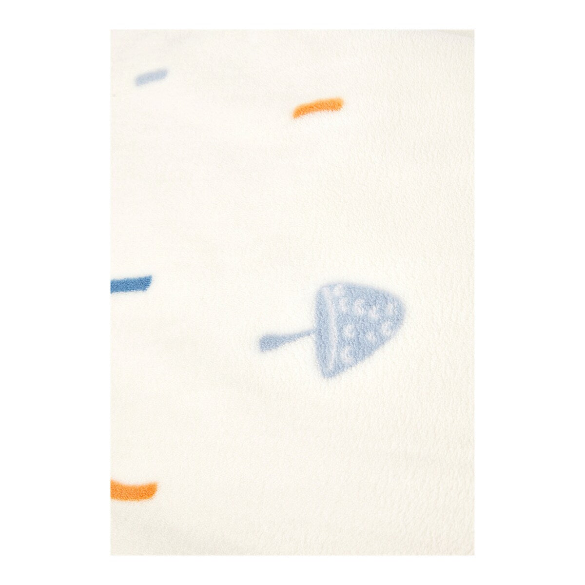 Babyteppe i plysj med andemotiv 75x100 cm - Sterntaler