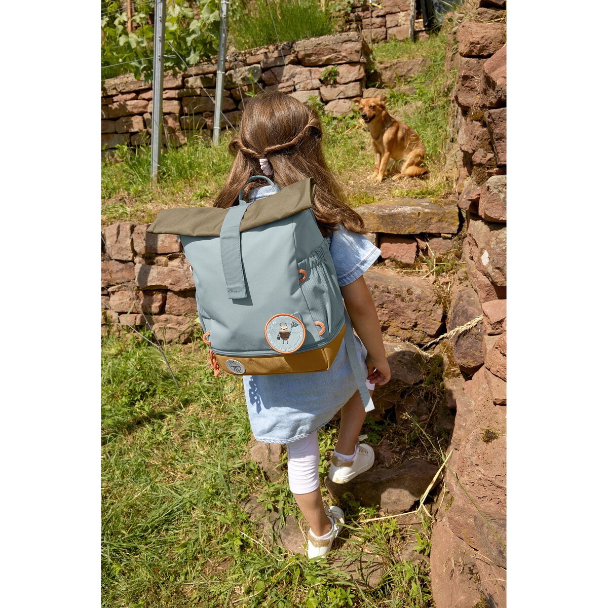 Barnehagesekk Mini Rolltop Backpack fra 3 år - Lässig