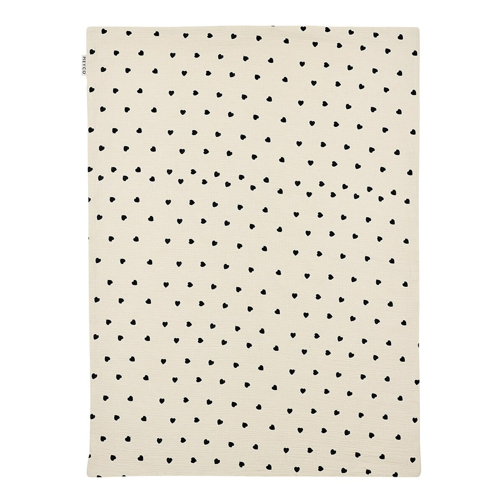 Babyteppe i musselin og frotté 75x100 cm forvasket - Meyco Baby