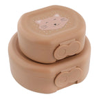 Snackbokser 2-delers sett med klips 300 og 150 ml - Trixie