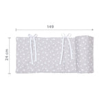 Sengebeskytter i piqué for bedside-seng Original 148x25 cm - babybay