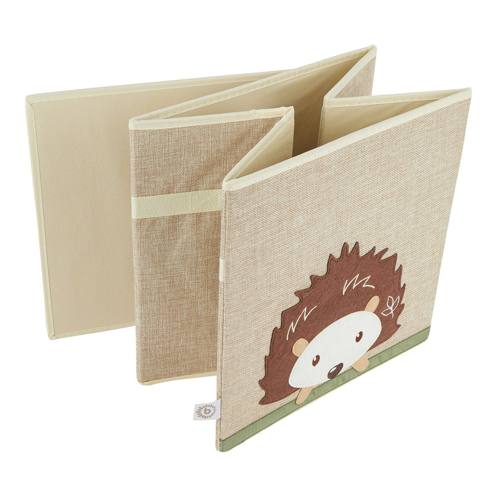 Oppbevaringsboks i polyester 32x32x32 cm med dyremotiv - Bieco