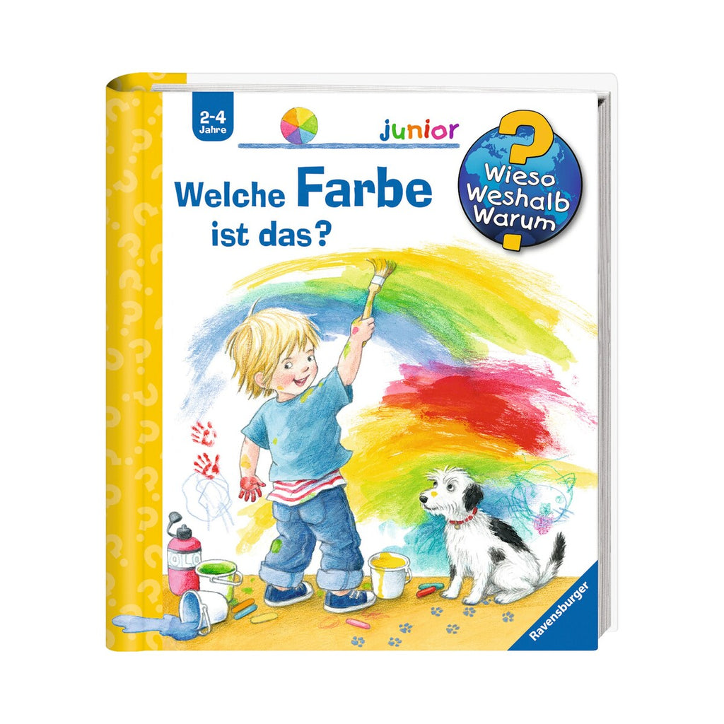 Faktabok om farger med klaffer fra 2 år 16 sider forside