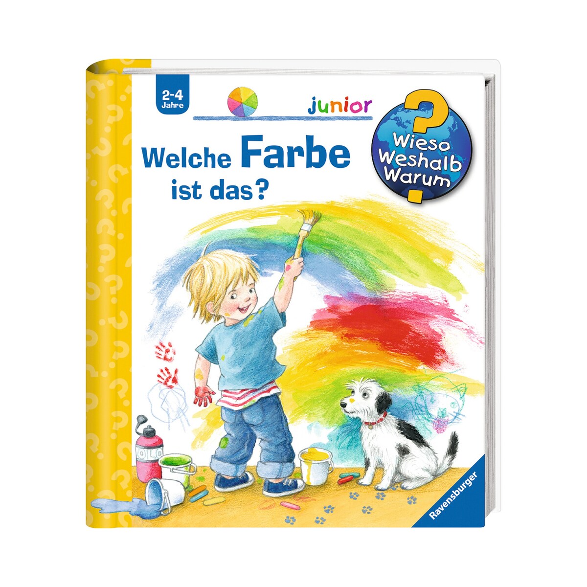 Faktabok om farger med klaffer fra 2 år 16 sider forside