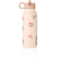 Falk drikkeflaske 350 ml rustfritt stål butterfly/apple blossom forfra