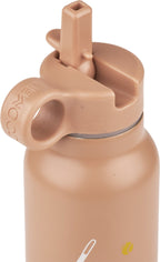 Falk termosflaske 350 ml rustfritt stål tennis/tuscany rose bakside