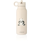 Falk vannflaske 350 ml resirkulert stål panda/sandy forfra