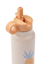 Falk vannflaske 350 ml resirkulert stål Pineapple/Sandy bakside
