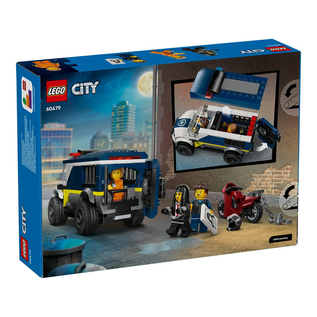Nærbilde av Fangetransport 60479 LEGO City kjede med krok
