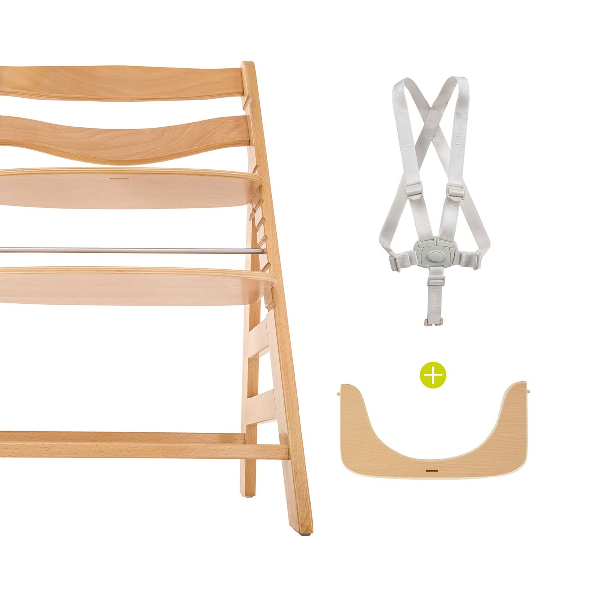Alpha+ trappestol med babyvipp Alpha Bouncer Premium - Hauck