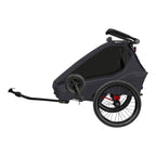 Sykkeltilhenger Kidgoo 1 jogger og buggy, 50 kg, fra 6 mnd - Qeridoo
