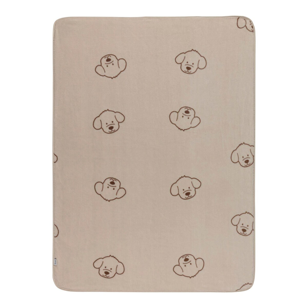 Babyteppe i plysj med andemotiv 75x100 cm - Sterntaler