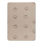 Babyteppe i plysj med andemotiv 75x100 cm - Sterntaler