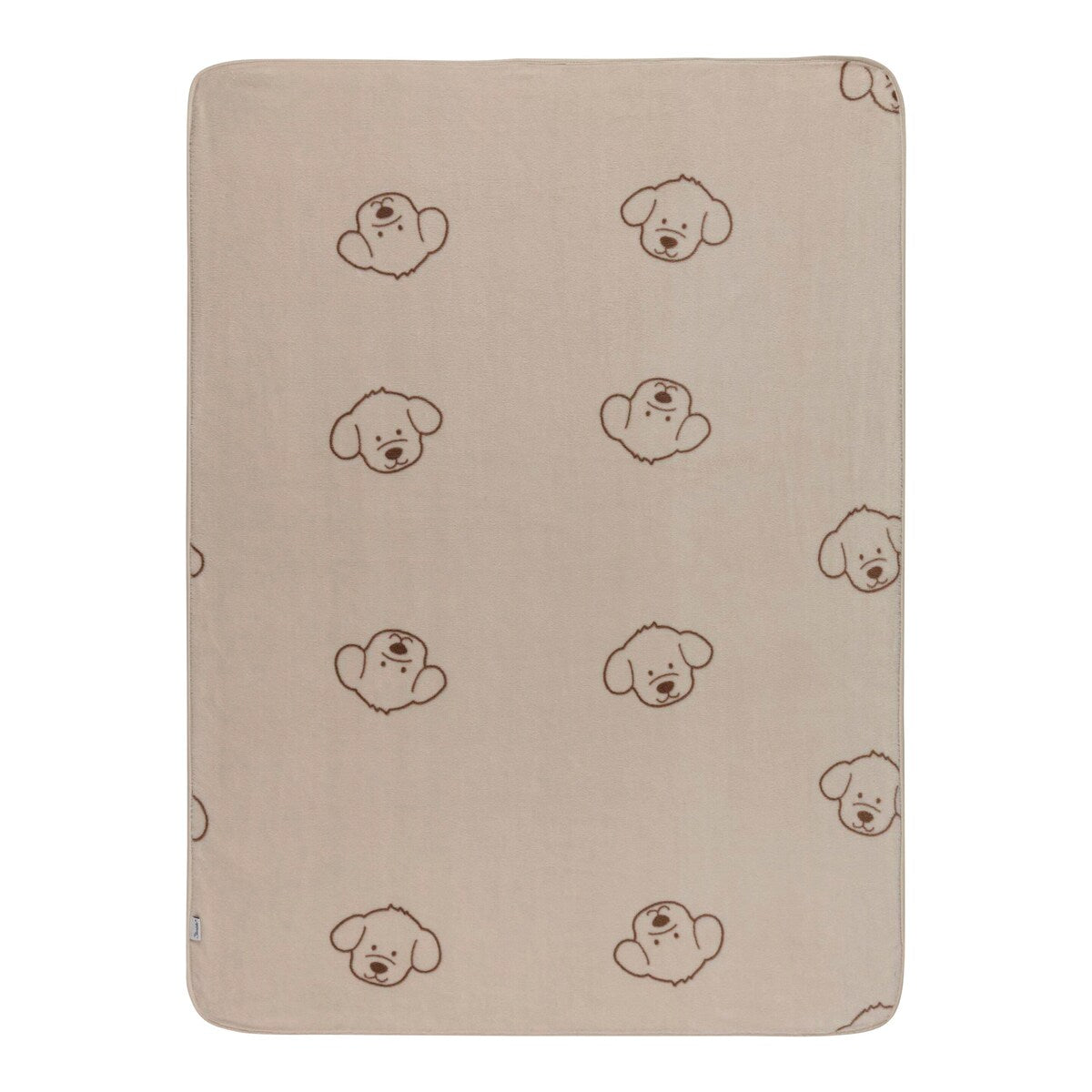 Babyteppe i plysj med andemotiv 75x100 cm - Sterntaler