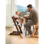 Tripp Trapp pakke i eik med Newborn Set og Baby Set - Stokke
