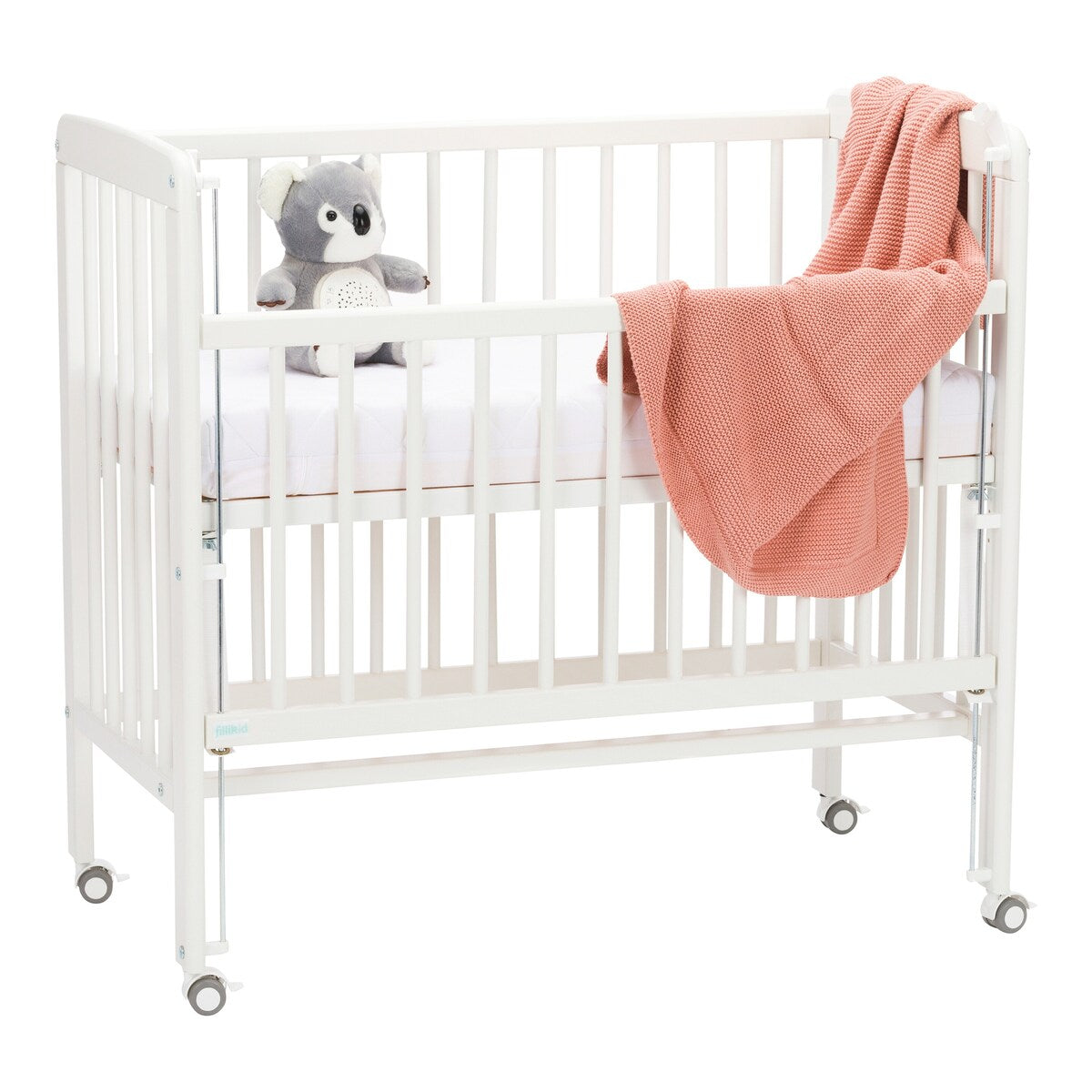 Strikket babyteppe bomull 80x100 cm - BORNINO HOME