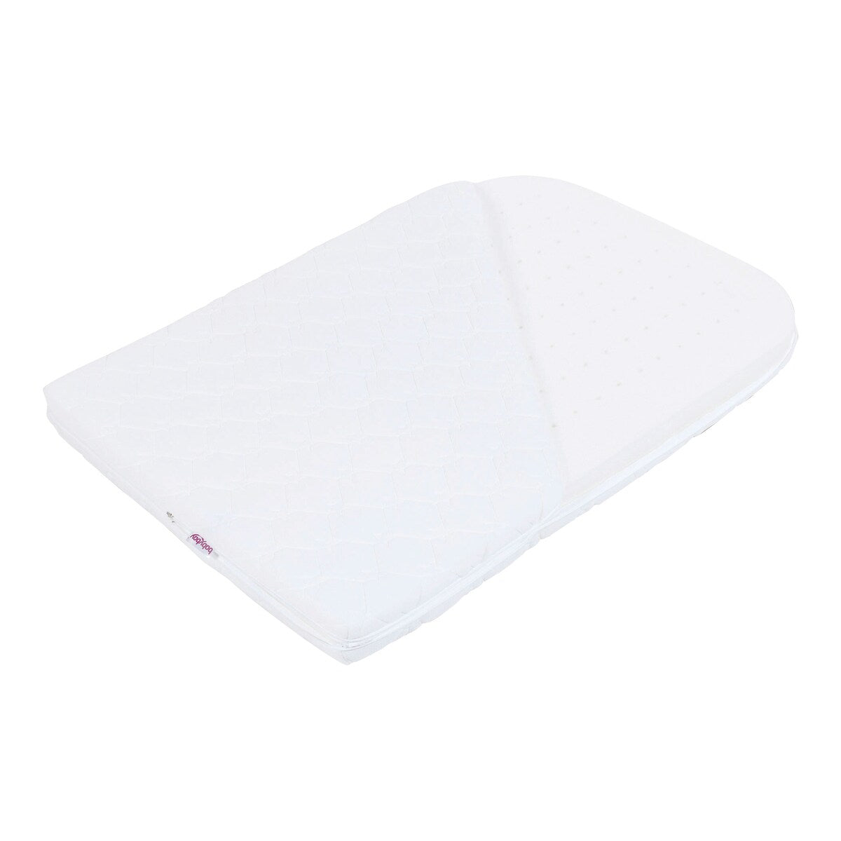 Bedside-seng Maxi med madrass og barneseng-sett i bøk - babybay®