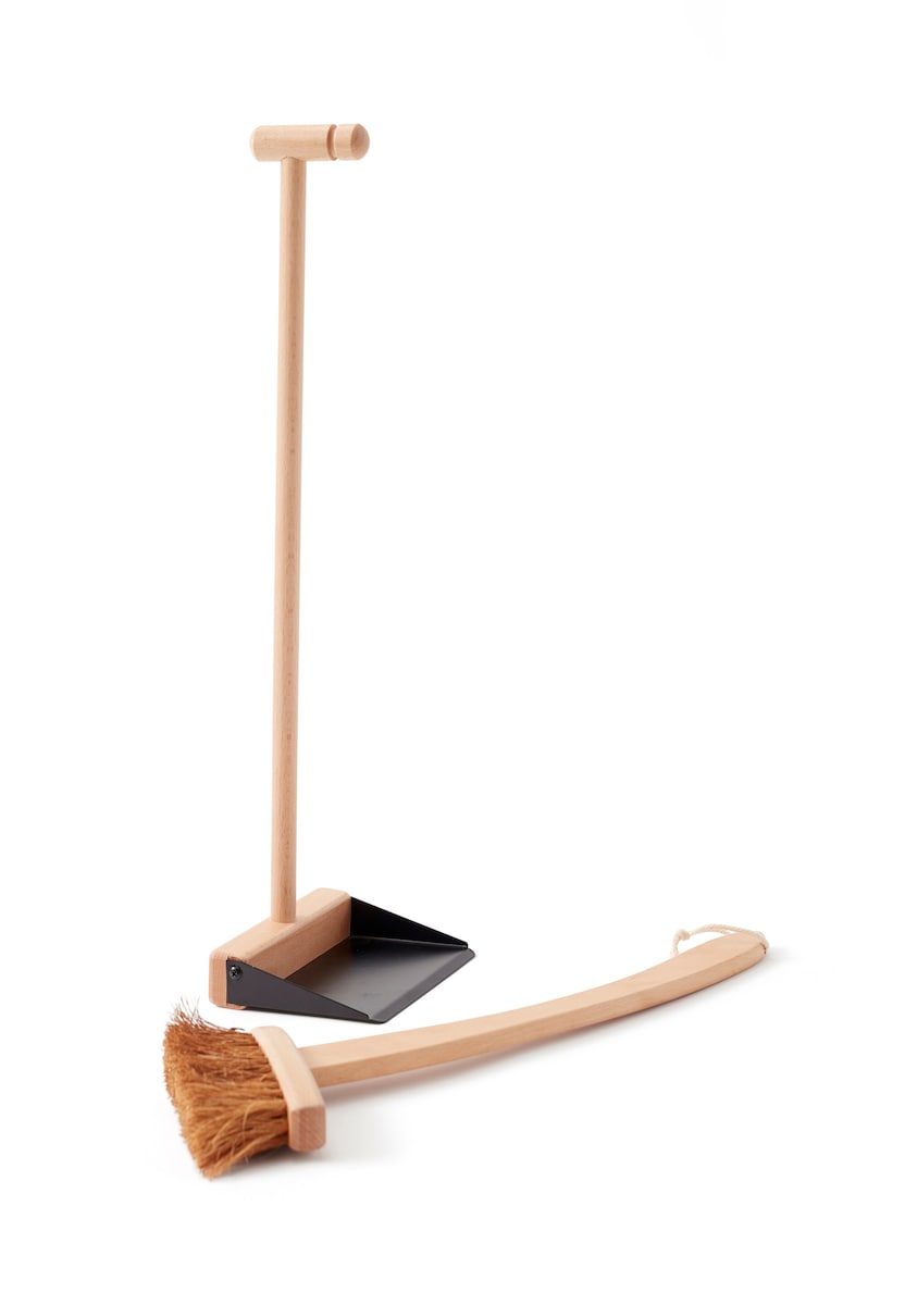 Feiesett Bistro i bjørk og kokosfiber 52 cm bakside