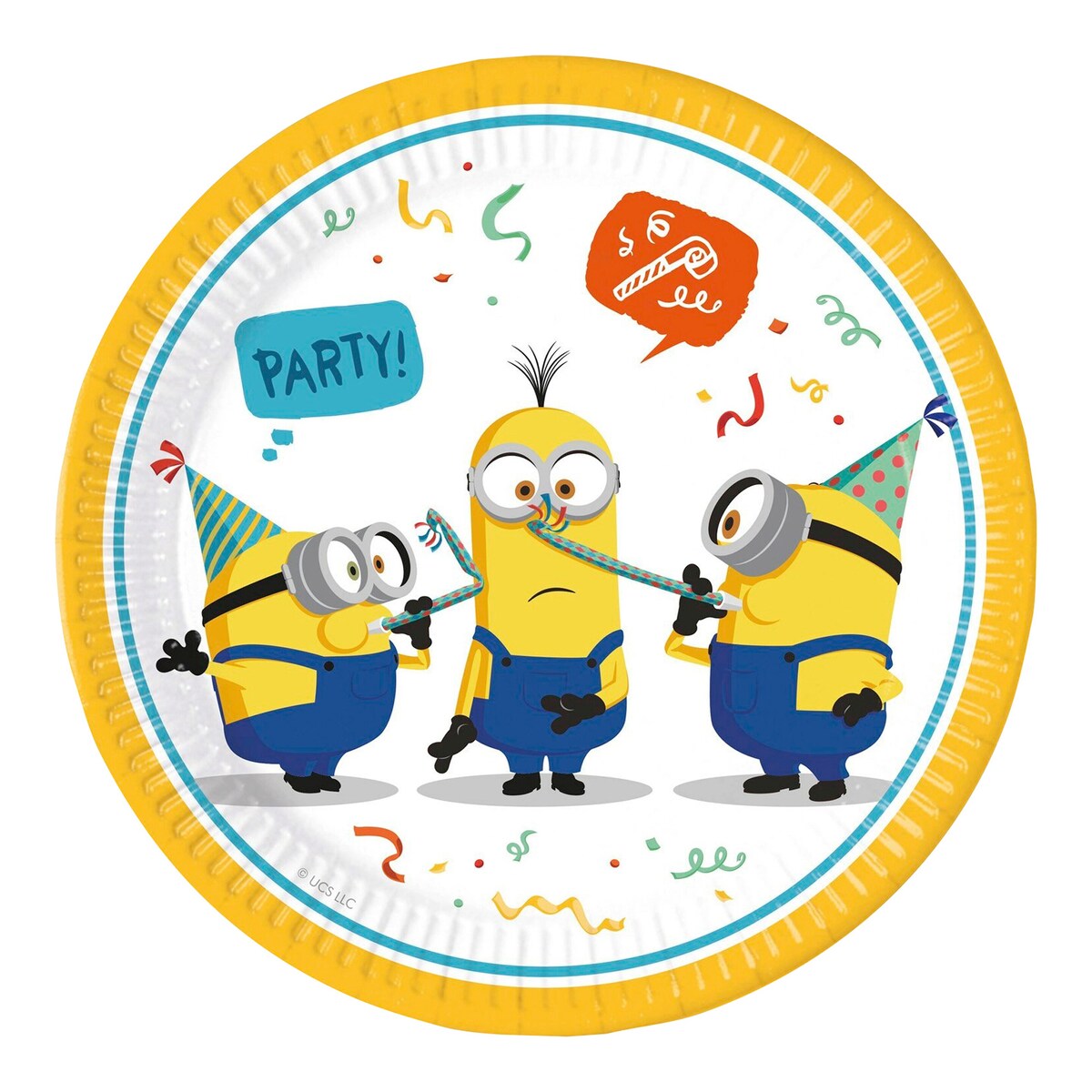 Festsett Minions 49 deler - Partystrolche bakside