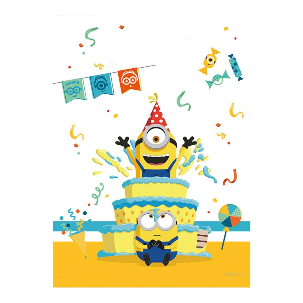Festsett Minions 49 deler - Partystrolche med såpebobler