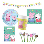 Festsett Peppa Gris 49 deler - Partystrolche forfra