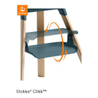 Barnestol Clikk med reiseveske i bøk fra 6 mnd - Stokke