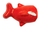 Nærbilde av fiskestenger i Fiskespill i tre med 6 fisker og 2 fiskestenger