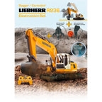 Fjernstyrte gravemaskin Liebherr R936 Destruction-sett med rivningshammer