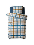 Flanell sengetøysett for barn RETRO WINTER resirkulert bomull forfra