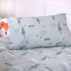 Flanell vendbart sengetøy Little Turtle vendbart design