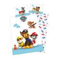 Flanellsengetøy Paw Patrol 40x60 / 100x135 cm bomull forfra