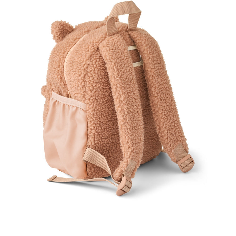 Fleece ryggsekk med kattedetaljer Andreas Pale tuscany fra Liewood bakside