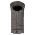 Fleece vognpose med lammeskinnsinnlegg Sheepy, antrasitt forfra