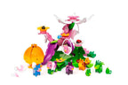 Detalj av figurer i Flora blomsterby deluxe lekesett