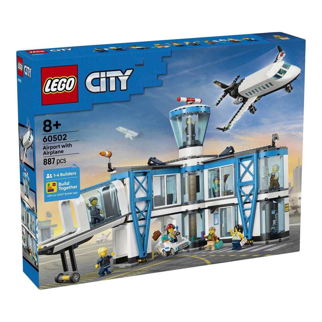 Flyplass med fly 60502 LEGO City forfra
